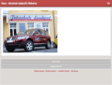 Tablet Screenshot of fahrschule-landgraf.com